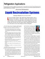 Refrigeration Applications: Liquid Recirculation Systems