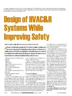 Design of HVAC&R Systems While Improving Safety