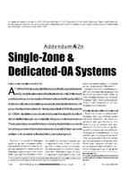 Addendum 62n: Single-Zone & Dedicated-OA Systems
