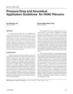 NA-04-3-2 – Pressure Drop and Acoustical Application Guidelines for HVAC Plenums (RP-1026)