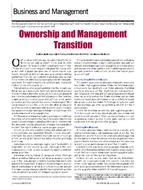 Business and Management: Ownership and Management Transition