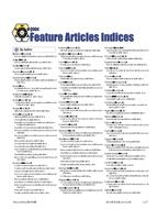 2004 Feature Articles Index