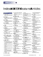2002 Feature Articles Index
