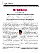 Legal Issues: Surety Bonds