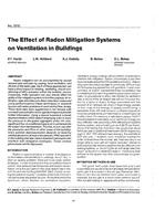 3210 — The Effect of Radon Mitigation Systems on Ventilation in Buildings