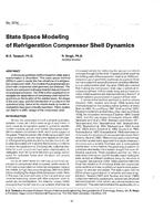 3214 — State Space Modeling of Refrigeration Compressor Shell Dynamics