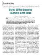 Sustainability: Using ERV to Improve Sensible Heat Ratio