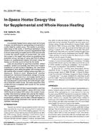 3228 (RP-480) — In-Space Heater Energy Use for Supplemental and Whole House Heating