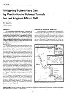 3234 — Mitigating Subsurface Gas by Ventilation in Subway Tunnels for Los Angeles Metro Rail
