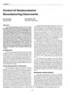 CH-89-01-1 — Control of Semiconductor Manufacturing Cleanrooms