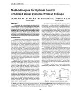 CH-89-06-5 (RP-539) — Methodologies for Optimal Control of Chilled Water Systems Without Storage