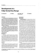 CH-89-09-4 — Development of a Fully Vented Gas Range