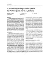 CH-89-10-4 —  A Steam Dispatching Control System for Fort Benjamin Harrison, Indiana
