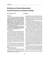 CH-89-12-2 — Modeling of Smoke Generation and Movement in a Nuclear Facility