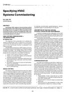 CH-89-13-2 — Specifying HVAC Systems Commissioning