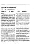 CH-89-15-1 — Capital Cost Reductions in Absorption Chillers