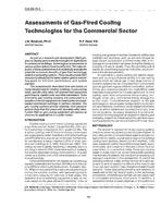 CH-89-15-3 — Assessments of Gas-Fired Cooling Technologies for the Commercial Sector