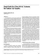 Dual-Path Dry Flow HVAC Systems for Indoor Air Quality
