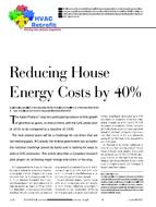 HVAC Retrofit: Reducing House Energy Costs by 40%