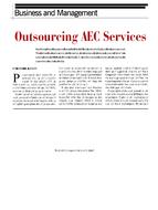 Business and Management: Outsourcing AEC Services