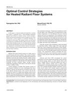 OR-05-03-2 -Optimal Control Strategies for Heated Radiant Floor Systems