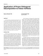 OR-05-05-3 – Application of Proper Orthogonal Decomposition to Indoor Airflows