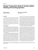 OR-05-07-1 – Design Temperature Data for Surface Water Heating and Cooling Systems