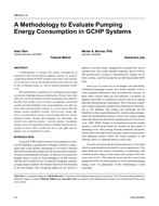 OR-05-07-3 – A Methodology to Evaluate Pumping Energy Consumption in GCHP Systems