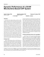 OR-05-09-3 – Dynamic Performance of a 30-kW Microturbine-Based CHP System