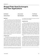 OR-05-10-1 – Brazed Plate Heat Exchangers and Their Applications