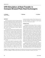 OR-05-10-4 – CFD Simulation of Heat Transfer in Compact Brazed Plate Heat Exchangers