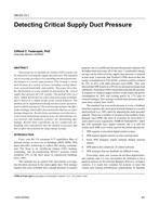 OR-05-13-1 – Detecting Critical Supply Duct Pressure