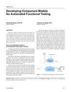 OR-05-13-3 – Developing Component Models for Automated Functional Testing