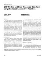 OR-05-15-2 (RP-1191) – CFD Models and Field-Measured Data from Large Enclosed Locomotive Facilities