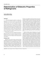 4744 (RP-1074) – Determination of Dielectric Properties of Refrigerants