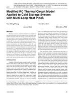 4777 – Modified RC Thermal Circuit Model Applied to Cold Storage System with Multi-Loop Heat Pipes