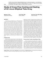 4781 – Study of Cross-Flow Cooling and Heating of Air via an Elliptical Tube Array