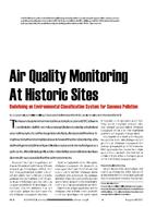 Air Quality Monitoring At Historic Sites: Redefining an Environmental Classification System for Gaseous Pollution