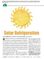 Solar Refrigeration