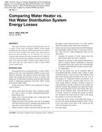 DE-05-01-1 – Comparing Water Heater vs. Hot Water Distribution System Energy Losses
