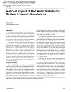 DE-05-01-3 – National Impact of Hot Water Distribution System Losses in Residences