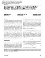 DE-05-03-1 – Comparison of Different Instruments for Particle Concentration Measurements
