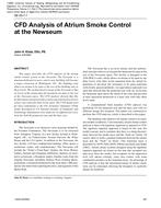 DE-05-07-1 – CFD Analysis of Atrium Smoke Control at the Newseum
