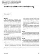 DE-05-08-2 – Electronic Test Room Commissioning