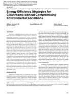 DE-05-09-1 – Energy Efficiency Strategies for Cleanrooms without Compromising Environmental Conditions
