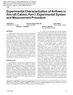 4789 – Experimental Characterization of Airflows in Aircraft Cabins, Part I: Experimental System and Measurement Procedure