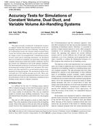 4796 (RP-865) – Accuracy Tests for Simulations of Constant Volume, Dual Duct, and Variable Volume Air-Handling Systems