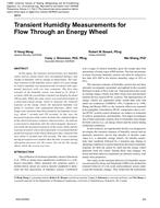 4819 – Transient Humidity Measurements for Flow Through an Energy Wheel