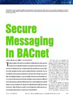 Secure Messaging in BACnetÃ‚Â®