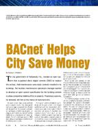 BACnet  Helps City Save Money
